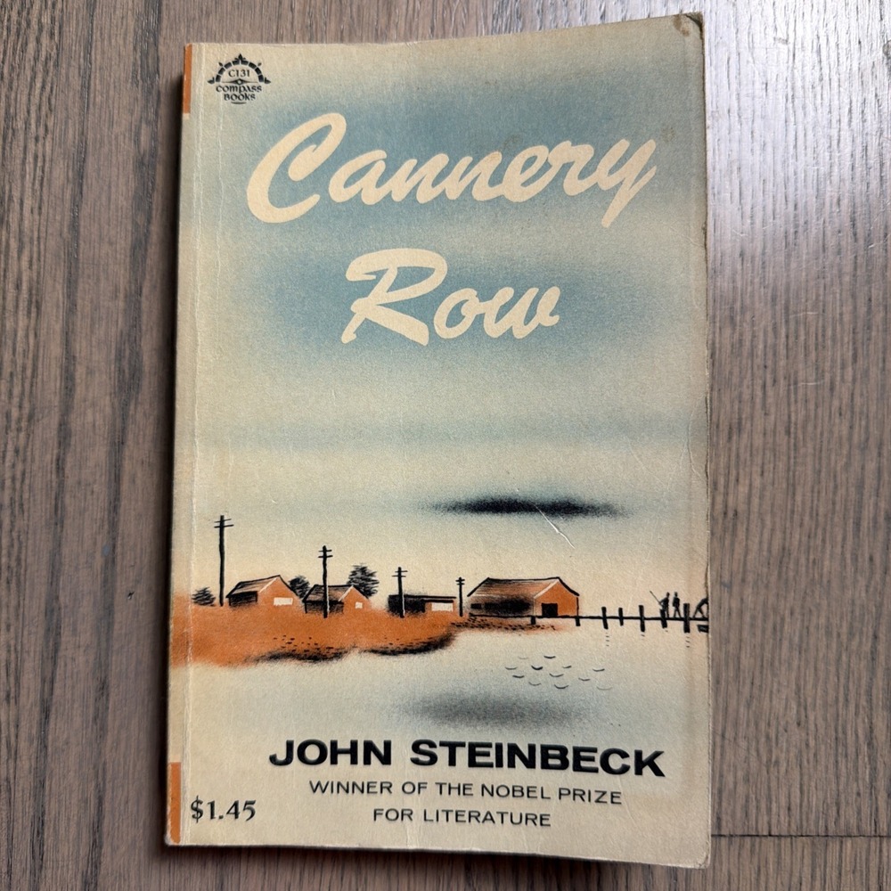 Cannery Row byโ John Steinbeck 1st/4th Compass Edition 1966 HC/DJ